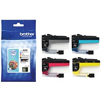 Brother LC424 Inkjet Cartridge CMYK Multipack LC424VAL