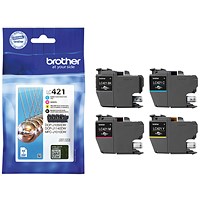 Brother LC421 Inkjet Cartridge CMYK Multipack LC421VAL