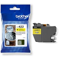 Brother LC422Y Inkjet Cartridge Yellow LC422Y
