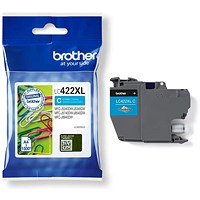 Brother LC422XLC Inkjet Cartridge High Yield Cyan LC422XLC