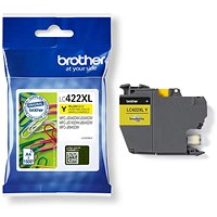 Brother LC422XLY Inkjet Cartridge High Yield Yellow LC422XLY