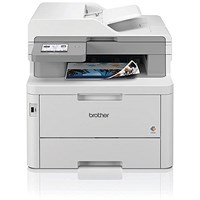 Brother MFC-L8340CDW A4 Wireless All-in-One Colour Laser Printer, Grey