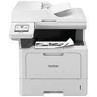 Brother DCP-L5510DW A4 Wireless 3-in-1 Mono Laser Printer, White