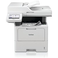 Brother MFC-L6710DW A4 Wireless All-In-One Mono Laser Printer, White