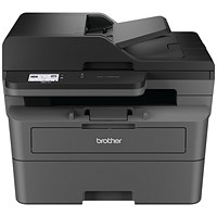 Brother MFC-L2860DW A4 Wireless All-In-One Mono Laser Printer, Grey