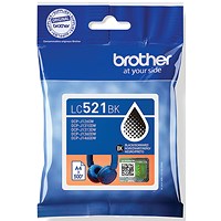 Brother LC-521Bk Black Ink Cartridge LC521BK