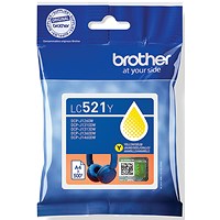 Brother LC-521Y Yellow Ink Cartridge LC521Y