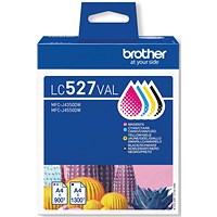 Brother LC527VAL Ink Cartridge Value Pack CMYK LC527VAL