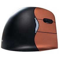 Bakker Elkhuizen Evoluent 4 Right Handed Vertical Mouse, Wireless, Black