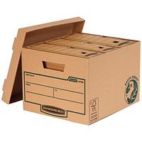 Fellowes Bankers Box Earth Storage Boxes, Standard, Pack of 10