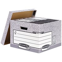 Bankers Box System Storage Boxes, Large, Pack of 10