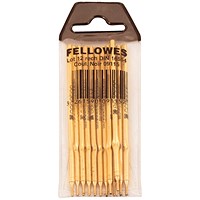 Fellowes Ballpoint Desk Pen and Chain Refill (12 Pack)