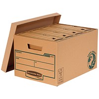 Bankers Box Earth Storage Boxes, Large, Pack of 10