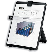 Fellowes Workstation A4 Copyholder with Line Guide, Adjustable Tilt, Black