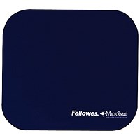 Fellowes Microban Mouse Mat Blue