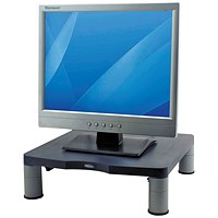 Fellowes Standard Monitor Stand, Adjustable Height, Grey