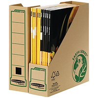 Bankers Box Earth Series Magazine File Brown (Pack of 20)