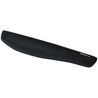 Fellowes Plush Touch Foam Microban Keyboard Wrist Rest, Black