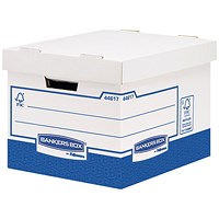 Fellowes Basics Heavy Duty Storage Box Standard (Pack of 10)