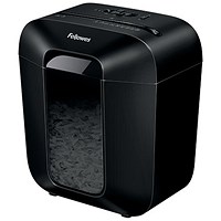 Fellowes Powershred LX25 P-4 Cross-Cut Shredder, 11.5 Litres, Black