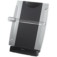 Fellowes A3 and A4 Copyholder with Line Guide, Adjustable Tilt, Grey