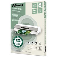 Fellowes Recycled Laminating Pouches 80 Micron A5 Matt (Pack of 100)