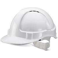 Beeswift Economy Vented Safety Helmet, White Beeswift Economy Vented Safety Helmet, White