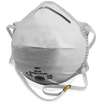 Beeswift P1 Mask, White, Pack of 20