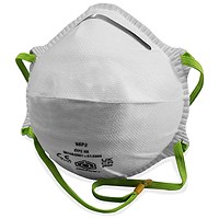 Beeswift P2 Mask, White, Pack of 20