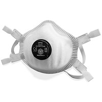 Beeswift Premium P3 Vented Mask, White, Pack of 5