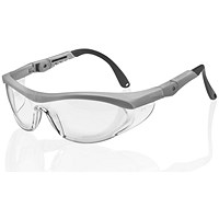 Beeswift Utah Safety Spectacles Clear, Grey