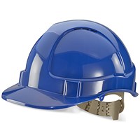 Beeswift Comfort Vented Safety Helmet, Blue Beeswift Comfort Vented Safety Helmet, Blue