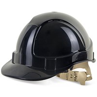Beeswift Comfort Vented Safety Helmet, Black Beeswift Comfort Vented Safety Helmet, Black
