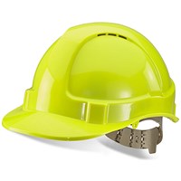Beeswift Comfort Vented Safety Helmet, Saturn Yellow