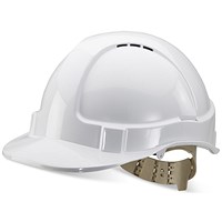 Beeswift Comfort Vented Safety Helmet, White