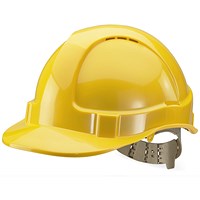 Beeswift Comfort Vented Safety Helmet, Yellow