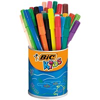 Bic Kids Visa Felt Pens Ultra Fine Tip Assorted (Pack of 36)