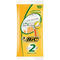 Bic Sensitive 2 Shaving Razor Pack of 10