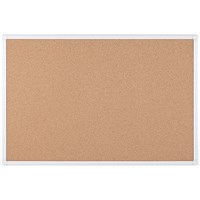 Bi-Office Maya Antimicrobial Cork Board, Aluminium Frame, 1200x900mm