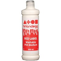 Brian Clegg Red Label PVA Glue - 600ml