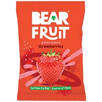 Bear Fruit Baked Strawberry, 35g, Pack of 14