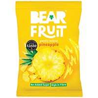 Bear Fruit Baked Pineapple, 35g, Pack of 14