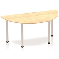 Impulse Semi-circular Table, 1600mm, Maple