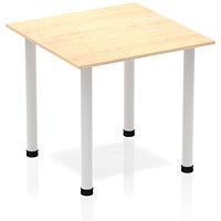 Impulse Square Table, 800mm, Maple