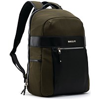 BestLife Alya Neoton Laptop Backpack, For up to 14.1 Inch Laptops, Green/Black