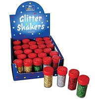 Bright Ideas Glitter Shakers CDU 18g Assorted (Pack of 30)