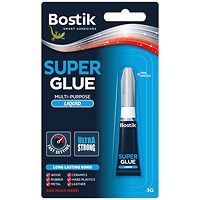 Bostik Super Glue, 3g, Pack of 12