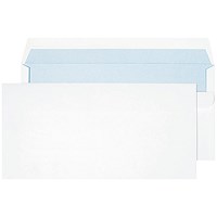 Blake PurelyEveryday DL White Envelopes, 90gsm, Self Seal, Pack of 50