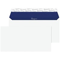 Blake PremiumPure DL Recycled Envelopes, Peel & Seal, White, Pack of 50