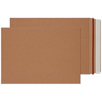 Blake C4 All Board Pocket Rip Strip Envelopes, 350gsm, Peel and Seal, Manilla, Pack of 100